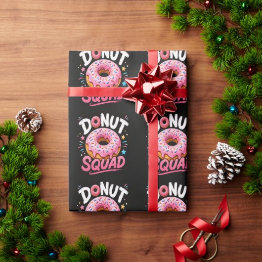 Donut Strooi Vriendelijkheid Grappig Cadeaupapier (Feestdagen Geschenken)