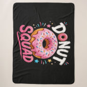 Donut Strooi Vriendelijkheid Grappig Sherpa Deken (Voorkant)