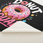 Donut Strooi Vriendelijkheid Grappig Sherpa Deken (3/4)