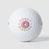 Donut Sturb Chill en Snack Grappige Zoete Tand Golfballen (Voorkant)