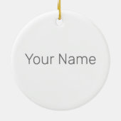 Donut Sturb Chill en Snack Grappige Zoete Tand Keramisch Ornament (Achterkant)