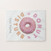 Donut Sturb Chill en Snack Grappige Zoete Tand Legpuzzel (Horizontaal)