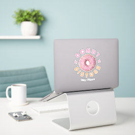 Donut Sturb Chill en Snack Grappige Zoete Tand Sticker