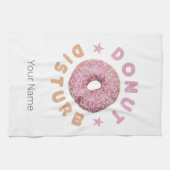 Donut Sturb Chill en Snack Grappige Zoete Tand Theedoek (Horizontaal)