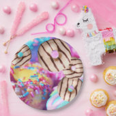 Donut Style Paper Party Borden Papieren Bordje (Feest)