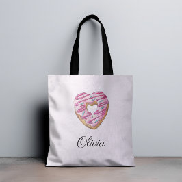 Donut Sweet Girl Sprinkles Tote Bag