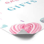 Donut Sweet One Baby shower Kaarten & Cadeaubordje Poster (Hoek)