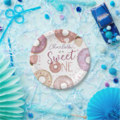 Donut Sweet One Birthday Papieren Bordje (Feest)