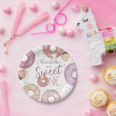 Donut Sweet One Birthday Papieren Bordje (Feest)