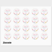 Donut Sweet One Birthday Ronde Sticker (Vel)