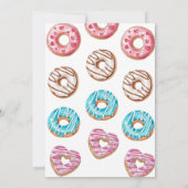 Donut Sweet One Girl Sprinkles 1e verjaardag Kaart (Achterkant)
