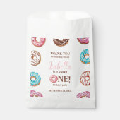 Donut Sweet One Girl Sprinkles Bedankzakje (Voorkant)