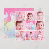 Donut Sweet One-uitnodiging (Voorkant / Achterkant)