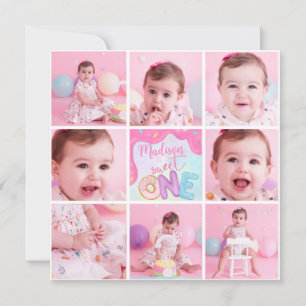 Donut Sweet One-uitnodiging