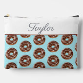 Donut Sweet Sprinkles Pattern Aangepaste naam Etui (Voorkant)