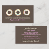 Donut Sweet Treedt koekjes dessert zoet Visitekaartje (Voorkant / Achterkant)