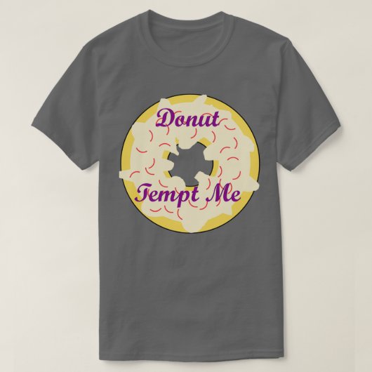 Donut Tempt me T-shirt (Design voorkant)