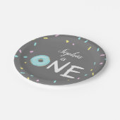 Donut Theme 1st Birthday Party Papieren Bordje (Gekanteld)
