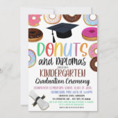 Donut Theme Afstuderen Invitation Kaart (Voorkant)