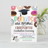Donut Theme Afstuderen Invitation Kaart (Staand voorkant)