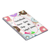 Donut themed aesthetic notebook notitieboek (Rechterzijde)