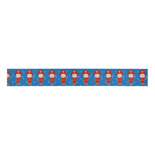 Donut themed Birthday Party Grosgrain Lint (Voorkant)