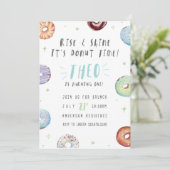 Donut Tijd Kaart (Staand voorkant)