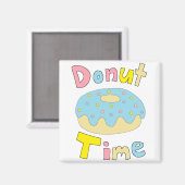 Donut Time Magneet (Voorkant / Achterkant)