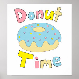 Donut Time Poster