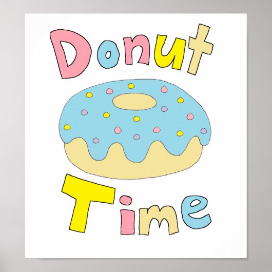 Donut Time Poster (Voorkant)