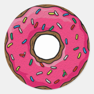 Donut too ronde sticker