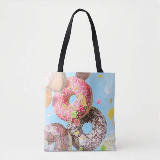 Donut traktaties tote bag (Voorkant)