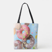 Donut traktaties tote bag (Achterkant)