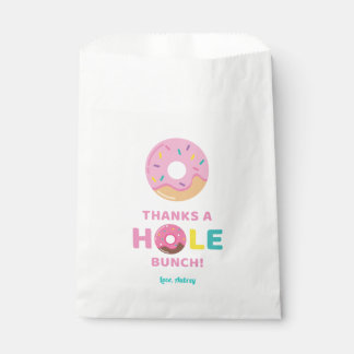 Donut Treat Bag Favor voor Verjaardagsfeestje Bedankzakje