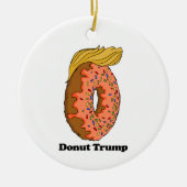 Donut Trump - - Politiek - Keramisch Ornament (Voorkant)