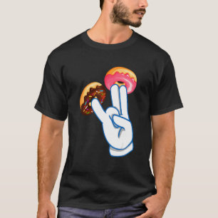 Donut Twee In Roze Shocker Mannen Vrouwen T-shirt
