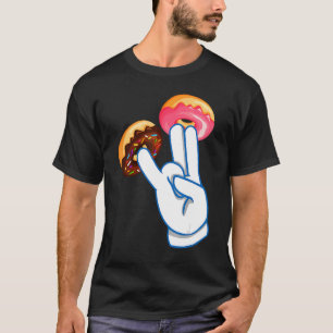 Donut Twee In Roze Shocker Mannen Vrouwen T-shirt