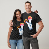 Donut Twee In Roze Shocker Mannen Vrouwen T-shirt (Unisex)