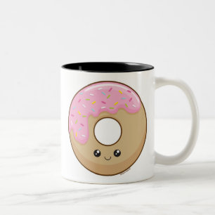 Donut Tweekleurige Koffiemok