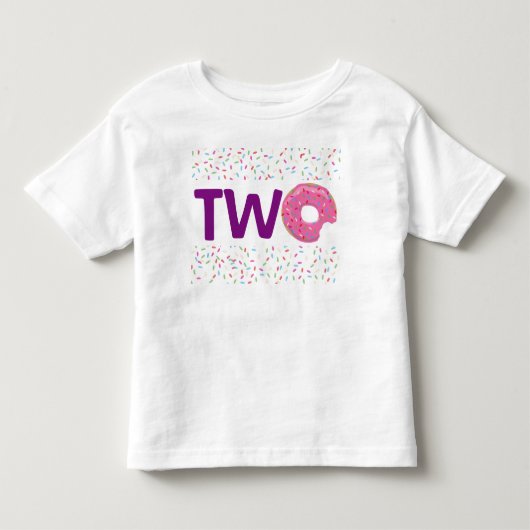 Donut TWO Kinder Shirts (Voorkant)