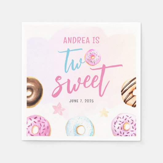 Donut Two Sweet Girl 2de Servet (Voorkant)