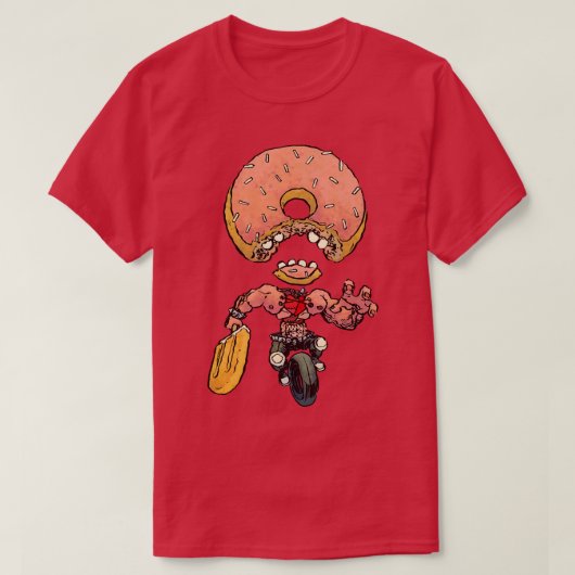 Donut Unicycle T-shirt (Design voorkant)
