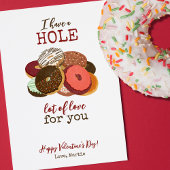 Donut Valentijn Feestdagenkaart