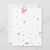 Donut Valentijn Holiday Card Feestdagenkaart (Achterkant)