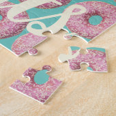 Donut Vegan Pattern for Vegetarian Sweet Tooth Legpuzzel (Zijkant)