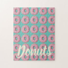 Donut Vegan Pattern for Vegetarian Sweet Tooth Legpuzzel