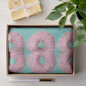 Donut Vegan Pattern for Vegetarian Sweet Tooth Tissuepapier (Geschenk)