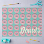 Donut Vegan Pattern for Vegetarian Sweet Tooth Tissuepapier (Craft)
