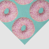 Donut Vegan Pattern for Vegetarian Sweet Tooth Tissuepapier (Detail)