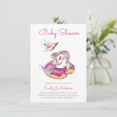 Donut Vergeet Mijn Baby Shower Eenhoorn Strooideko (Staand voorkant)